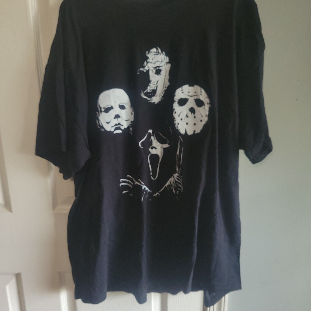 DEATH ROW SLASHERS T SHIRT Michael Myers Freddy Krueger Halloween HORROR FAN 2XL